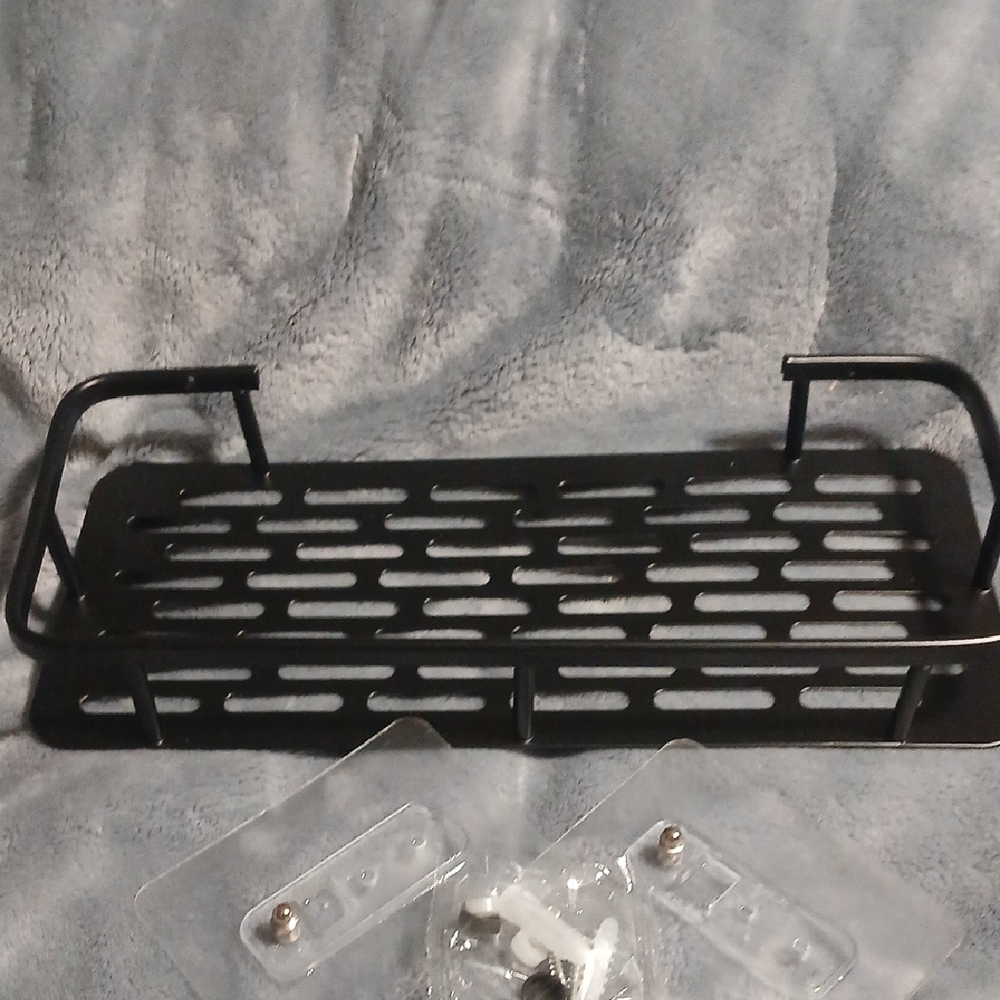 Black Metal Wall Shelf